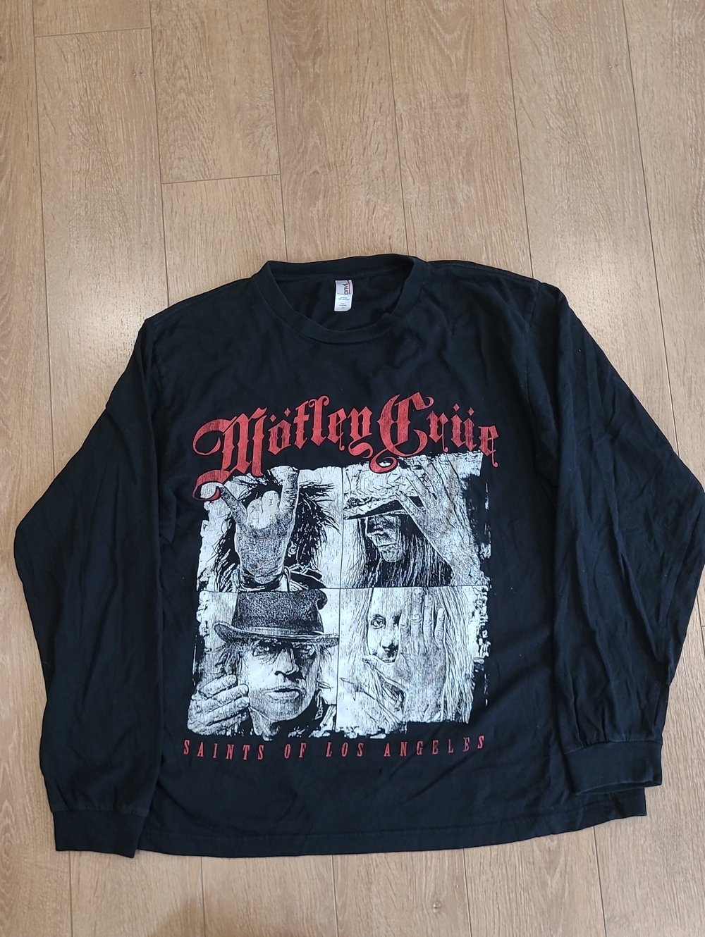 2008 Official Mötley Crüe Saints Of Los Angeles Anvil Tee